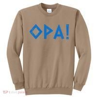Opa Ancient Greek Pride Greek Flag Funny Greek Party Greece Sweatshirt thumb 0