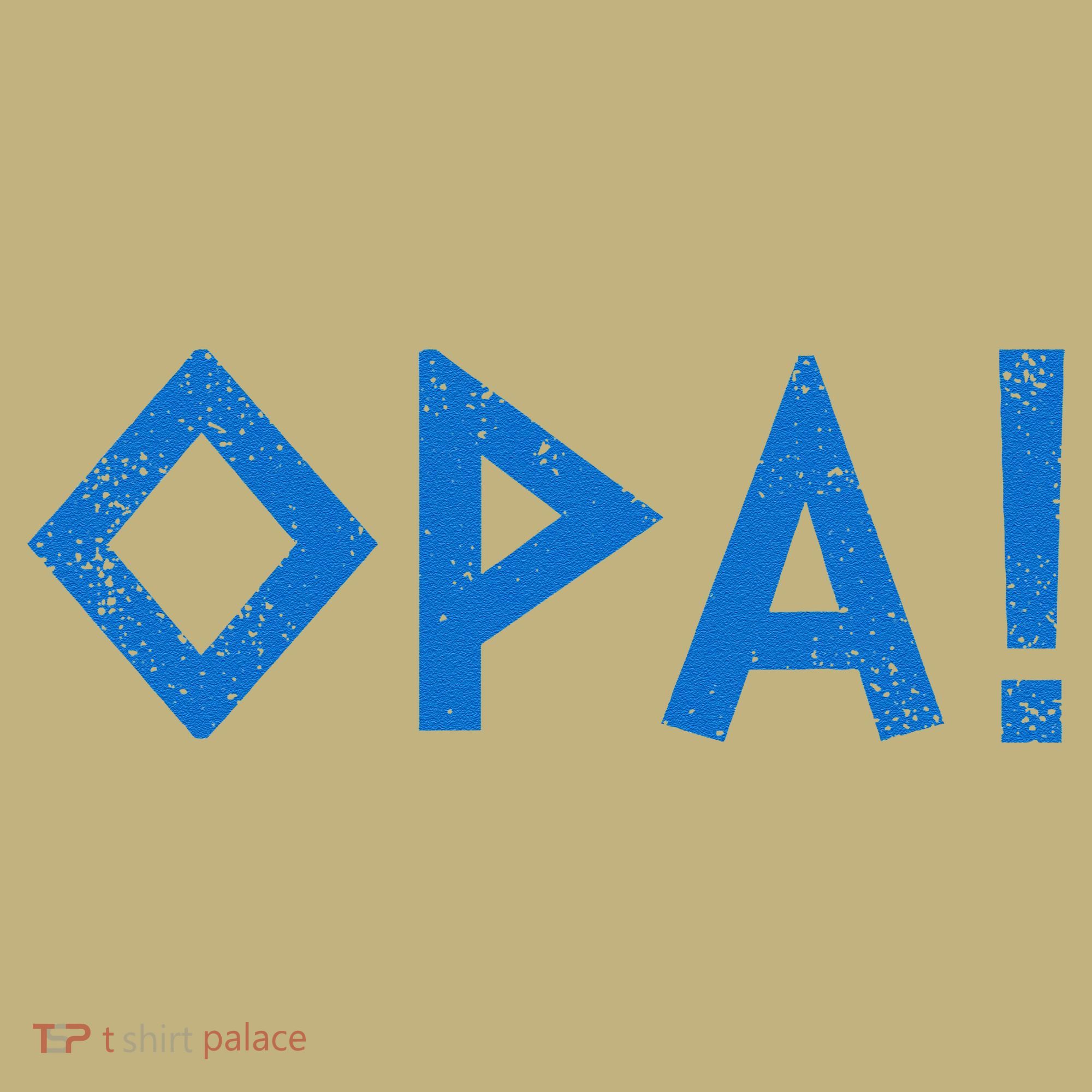 Opa Ancient Greek Pride Greek Flag Funny Greek Party Greece Sweatshirt