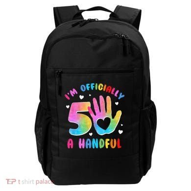 Officially A Handful 5 Im 5 Years Old 5th Birthday Backpack
