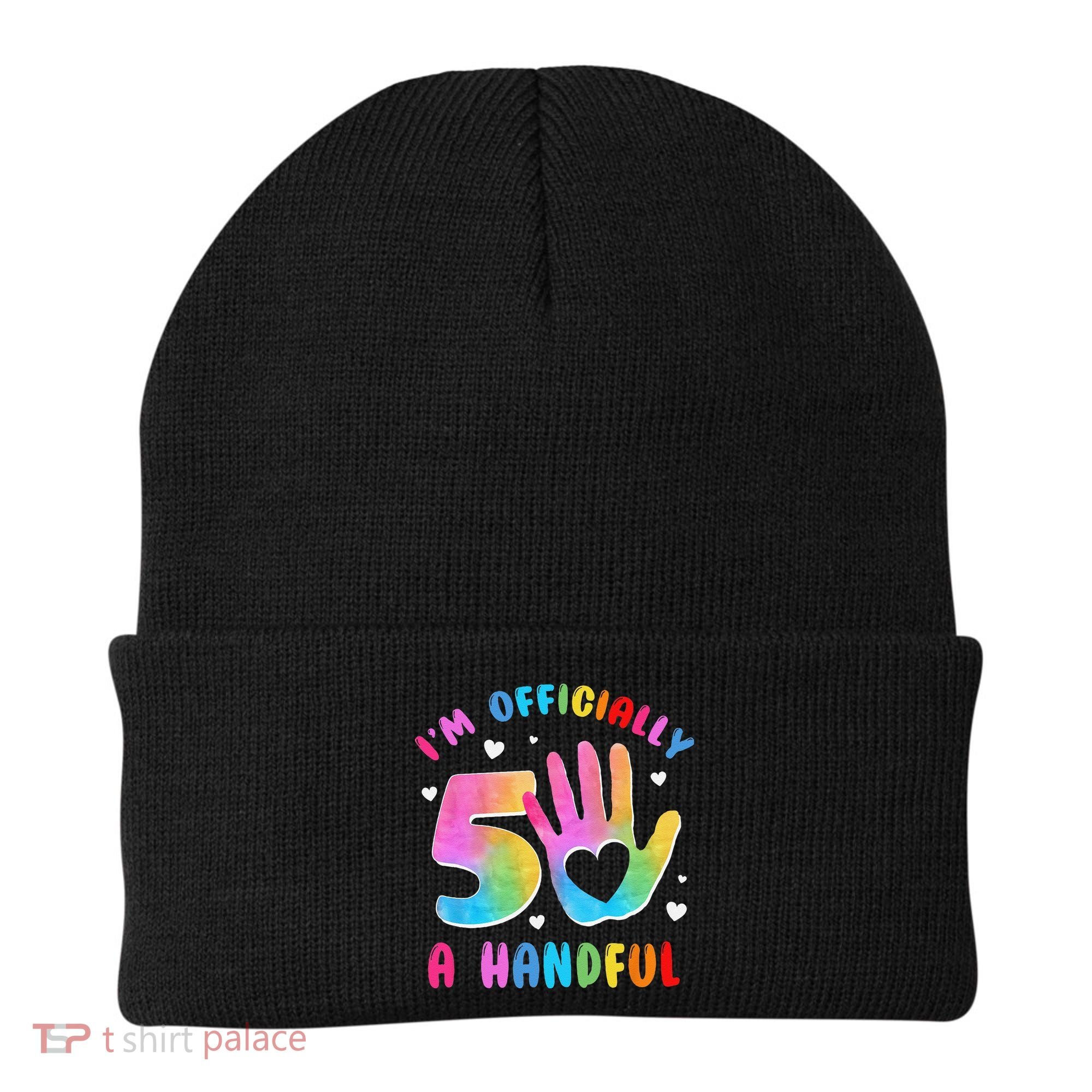 Officially A Handful 5 Im 5 Years Old 5th Birthday Beanie