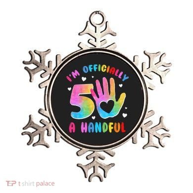 Officially A Handful 5 Im 5 Years Old 5th Birthday Ornament