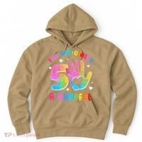 Officially A Handful 5 Im 5 Years Old 5th Birthday Hoodie thumb 0