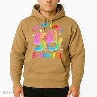 Officially A Handful 5 Im 5 Years Old 5th Birthday Hoodie thumb 2