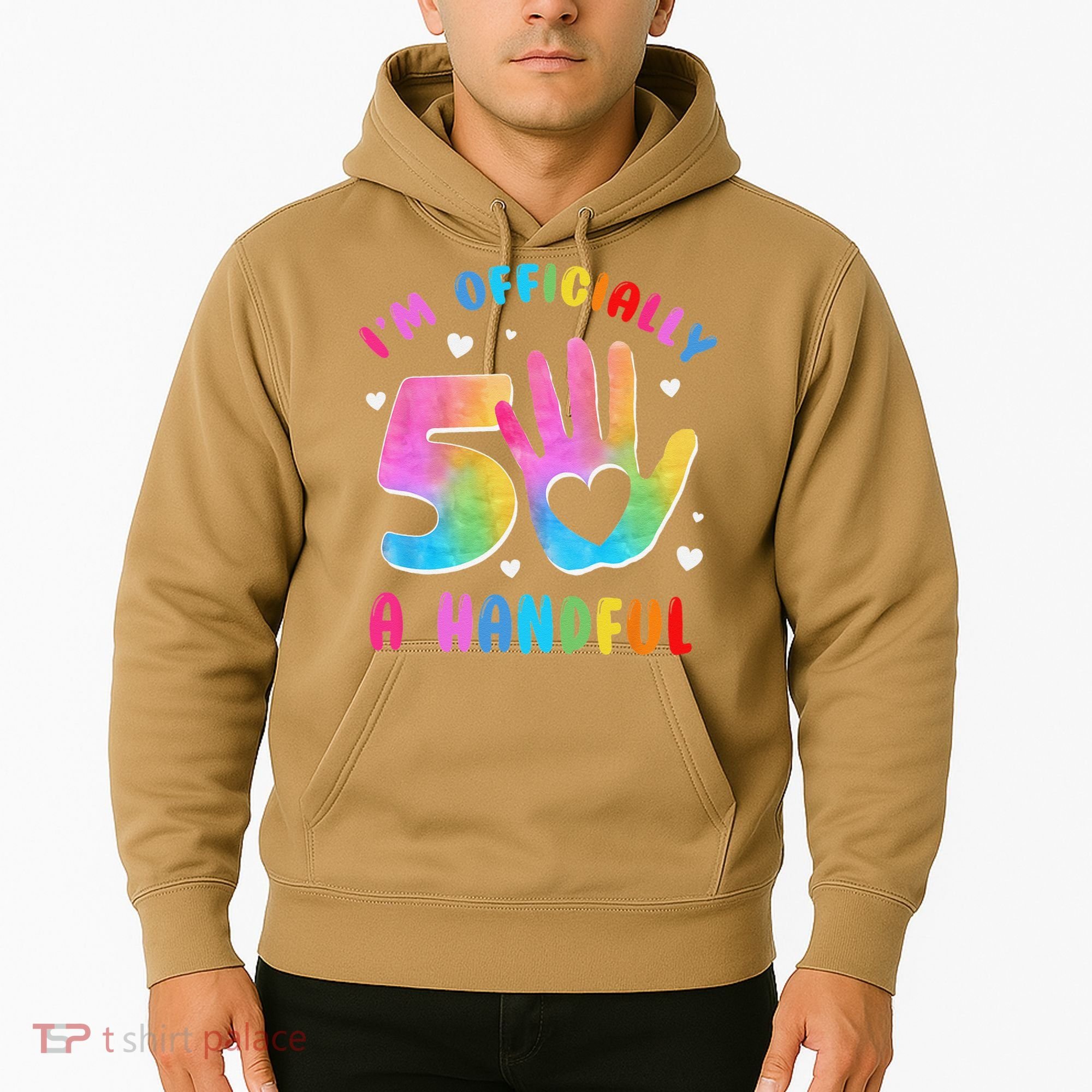 Officially A Handful 5 Im 5 Years Old 5th Birthday Hoodie