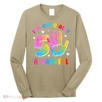 Officially A Handful 5 Im 5 Years Old 5th Birthday Long Sleeve Shirt thumb 0