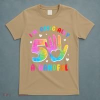 Officially A Handful 5 Im 5 Years Old 5th Birthday T-Shirt thumb 5