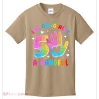 Officially A Handful 5 Im 5 Years Old 5th Birthday Kids T-Shirt thumb 0
