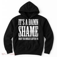 Oliver Anthony Its A Damn Shame What The Worlds Gotten To Hoodie thumb 0