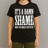 Oliver Anthony Its A Damn Shame What The Worlds Gotten To T-Shirt thumb 4