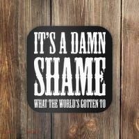 Oliver Anthony Its A Damn Shame What The Worlds Gotten To Coaster thumb 0