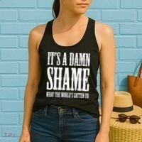 Oliver Anthony Its A Damn Shame What The Worlds Gotten To Women's Tank Top thumb 2