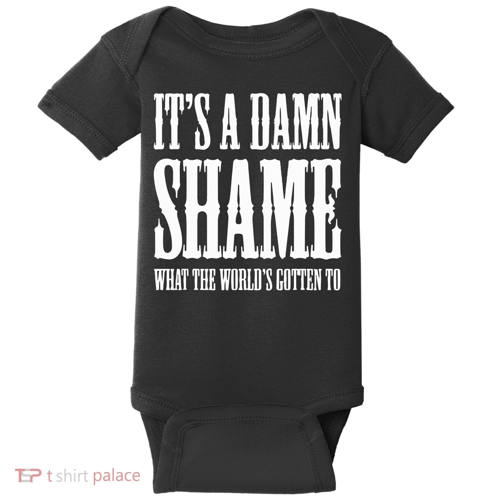 Oliver Anthony Its A Damn Shame What The Worlds Gotten To Baby Bodysuit