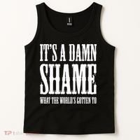 Oliver Anthony Its A Damn Shame What The Worlds Gotten To Tank Top thumb 2