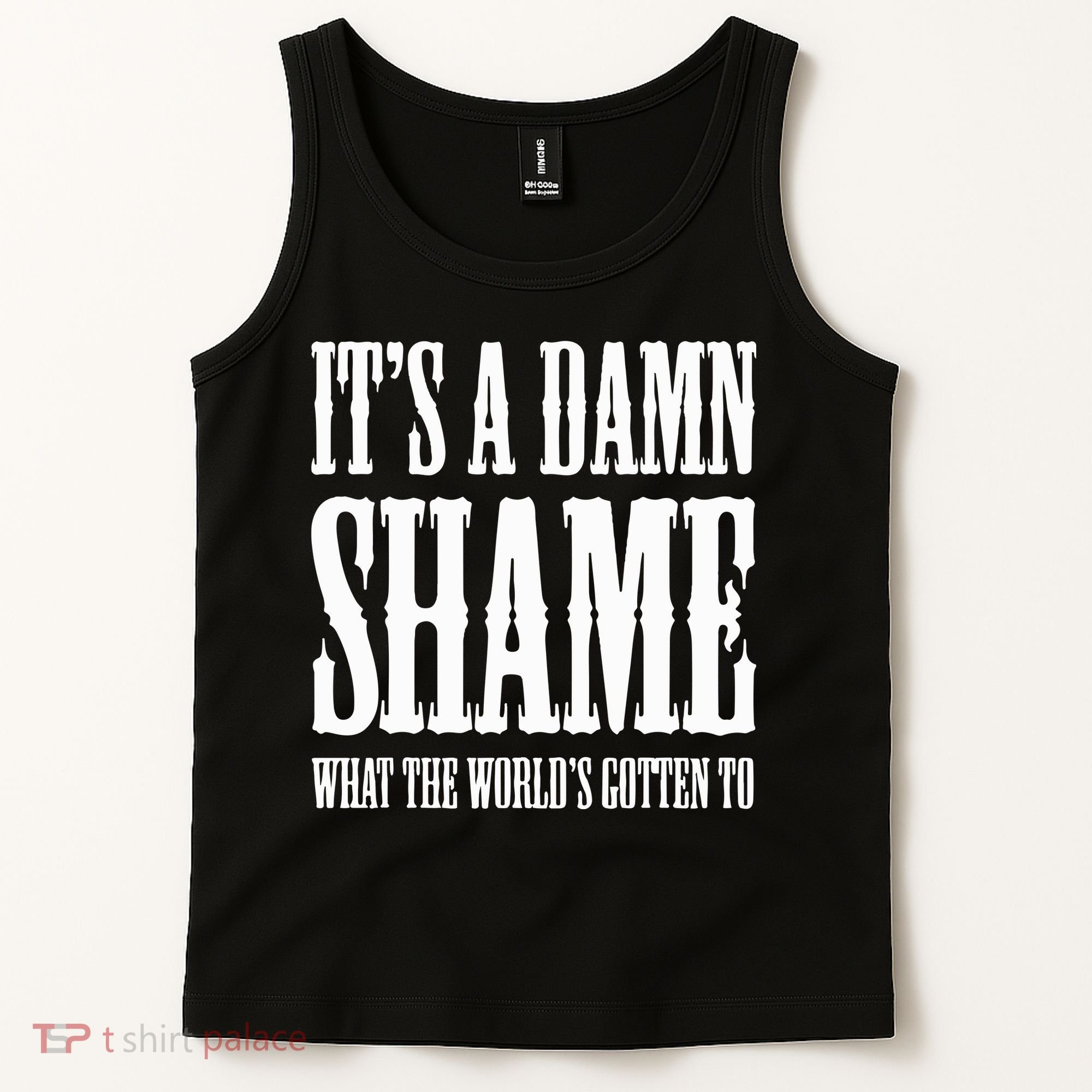 Oliver Anthony Its A Damn Shame What The Worlds Gotten To Tank Top