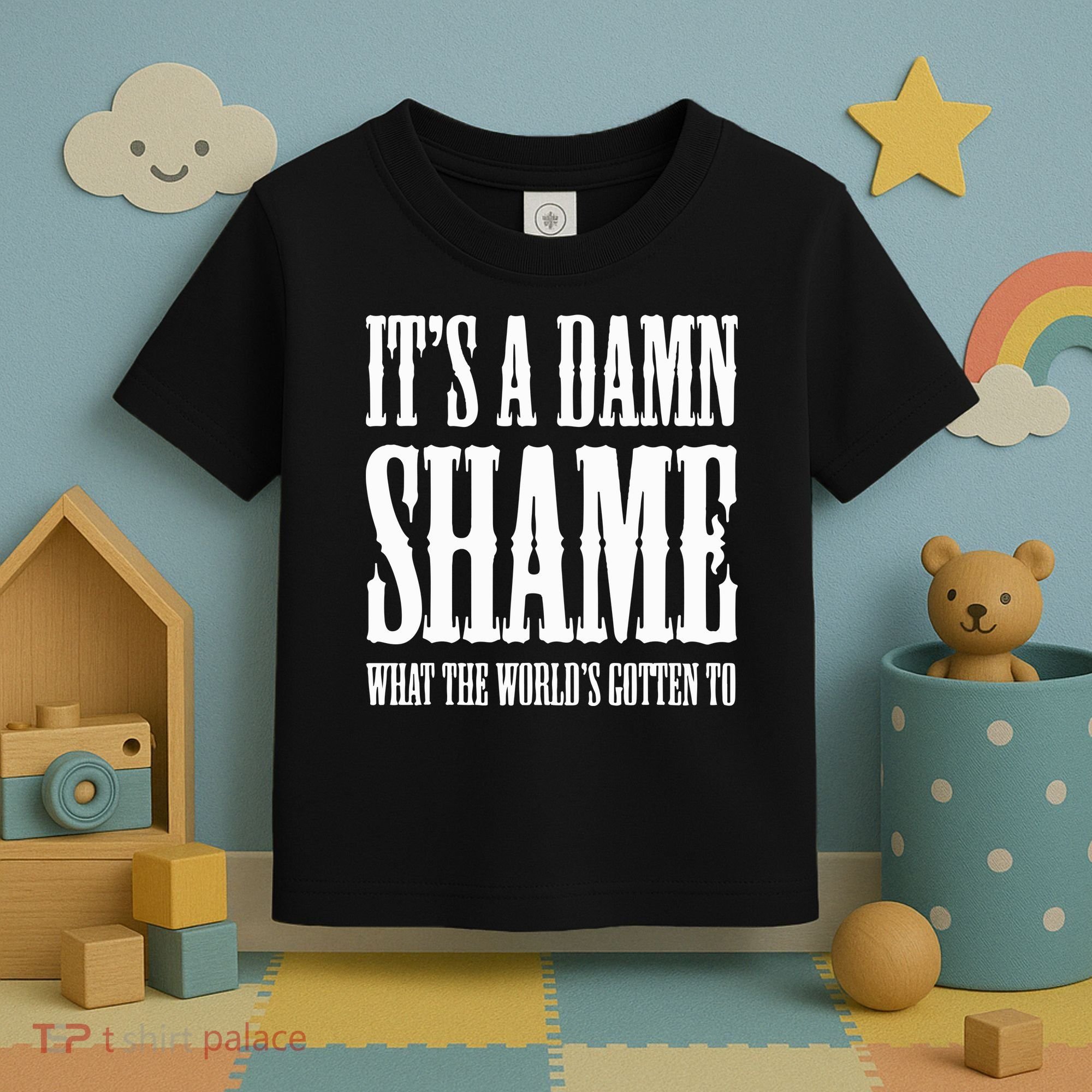 Oliver Anthony Its A Damn Shame What The Worlds Gotten To Toddler T-Shirt