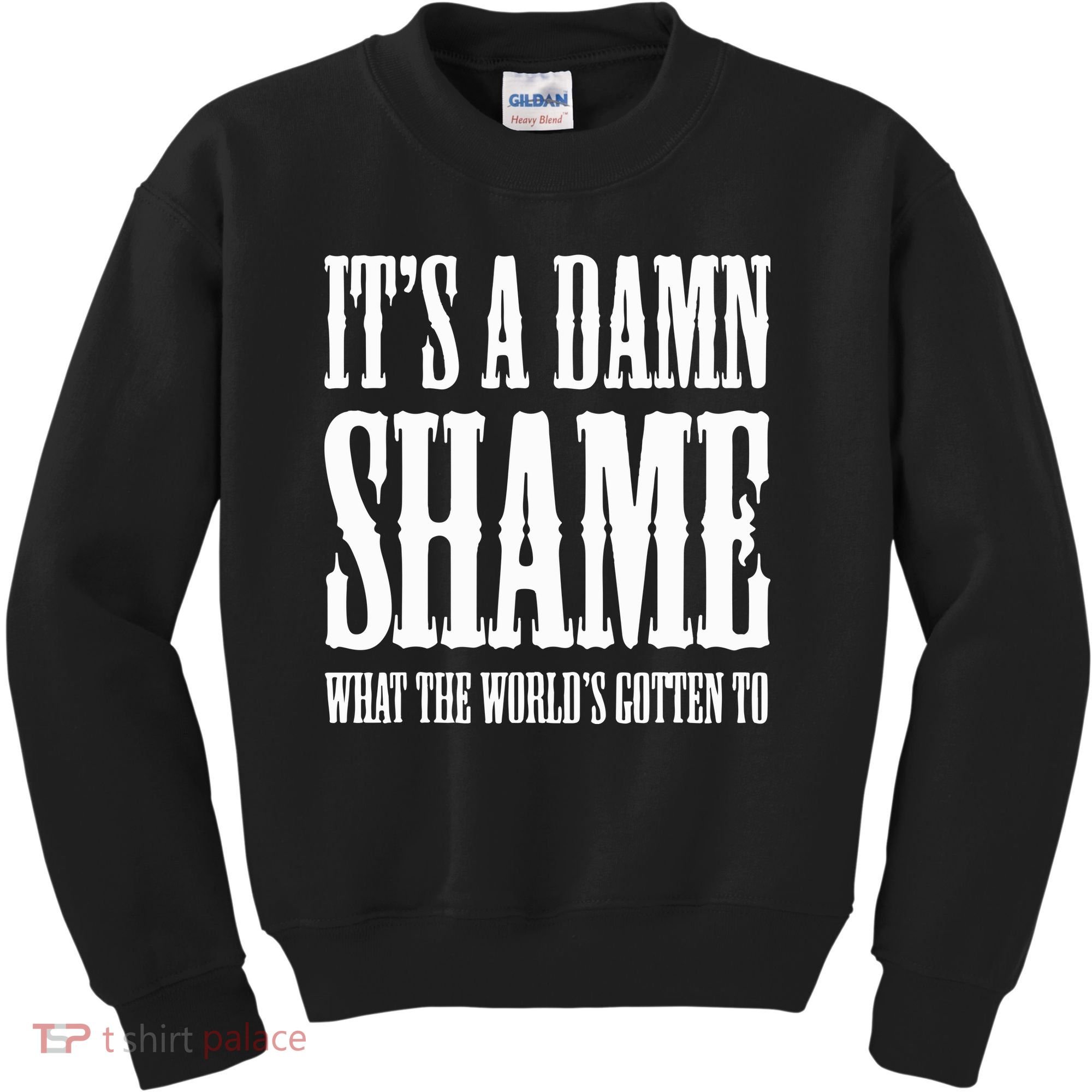 Oliver Anthony Its A Damn Shame What The Worlds Gotten To Kids Sweatshirt