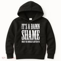 Oliver Anthony Its A Damn Shame What The Worlds Gotten To Kids Hoodie thumb 0