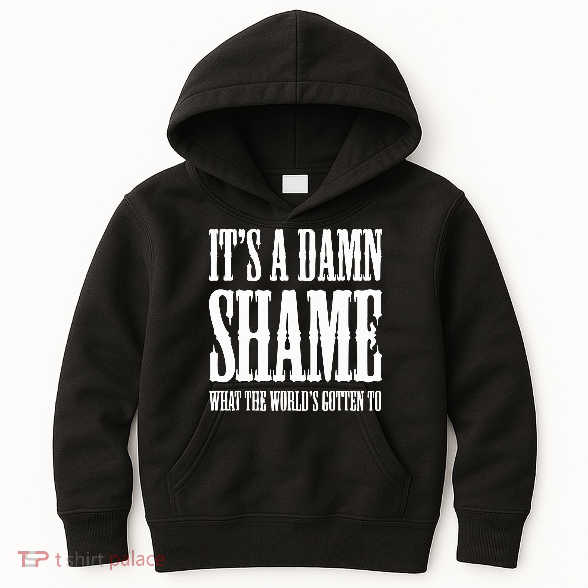 Oliver Anthony Its A Damn Shame What The Worlds Gotten To Kids Hoodie