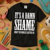 Oliver Anthony Its A Damn Shame What The Worlds Gotten To Kids T-Shirt thumb 3