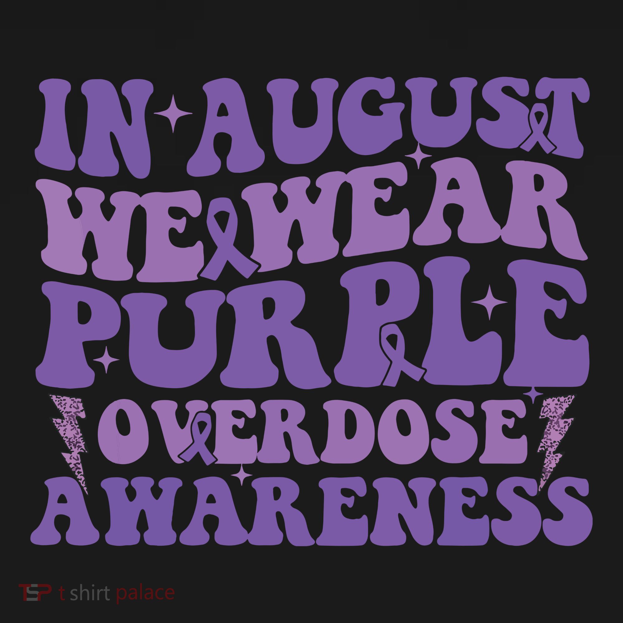 Overdose Awareness In August We Wear Purple Women Coaster