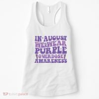 Overdose Awareness In August We Wear Purple Women Women's Tank Top thumb 0