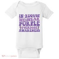 Overdose Awareness In August We Wear Purple Women Baby Bodysuit thumb 0