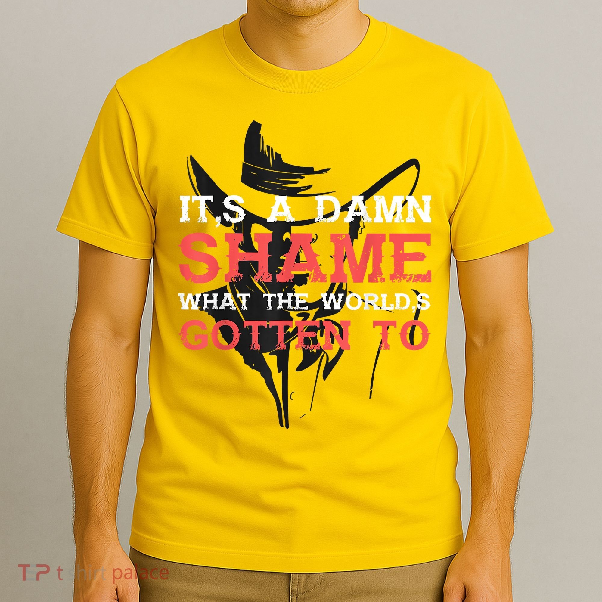 Oliver Anthony Its A Damn Shame What The Worlds Gotten To T-Shirt