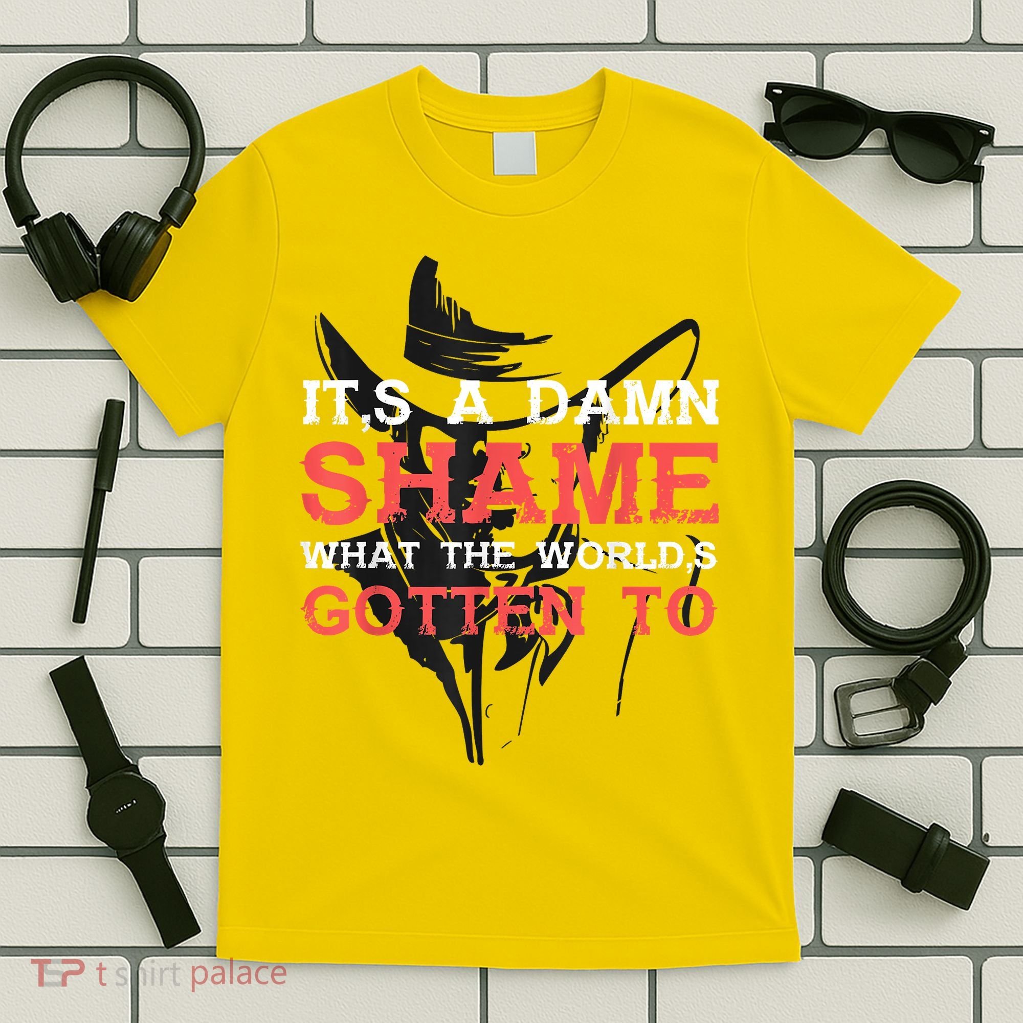 Oliver Anthony Its A Damn Shame What The Worlds Gotten To T-Shirt