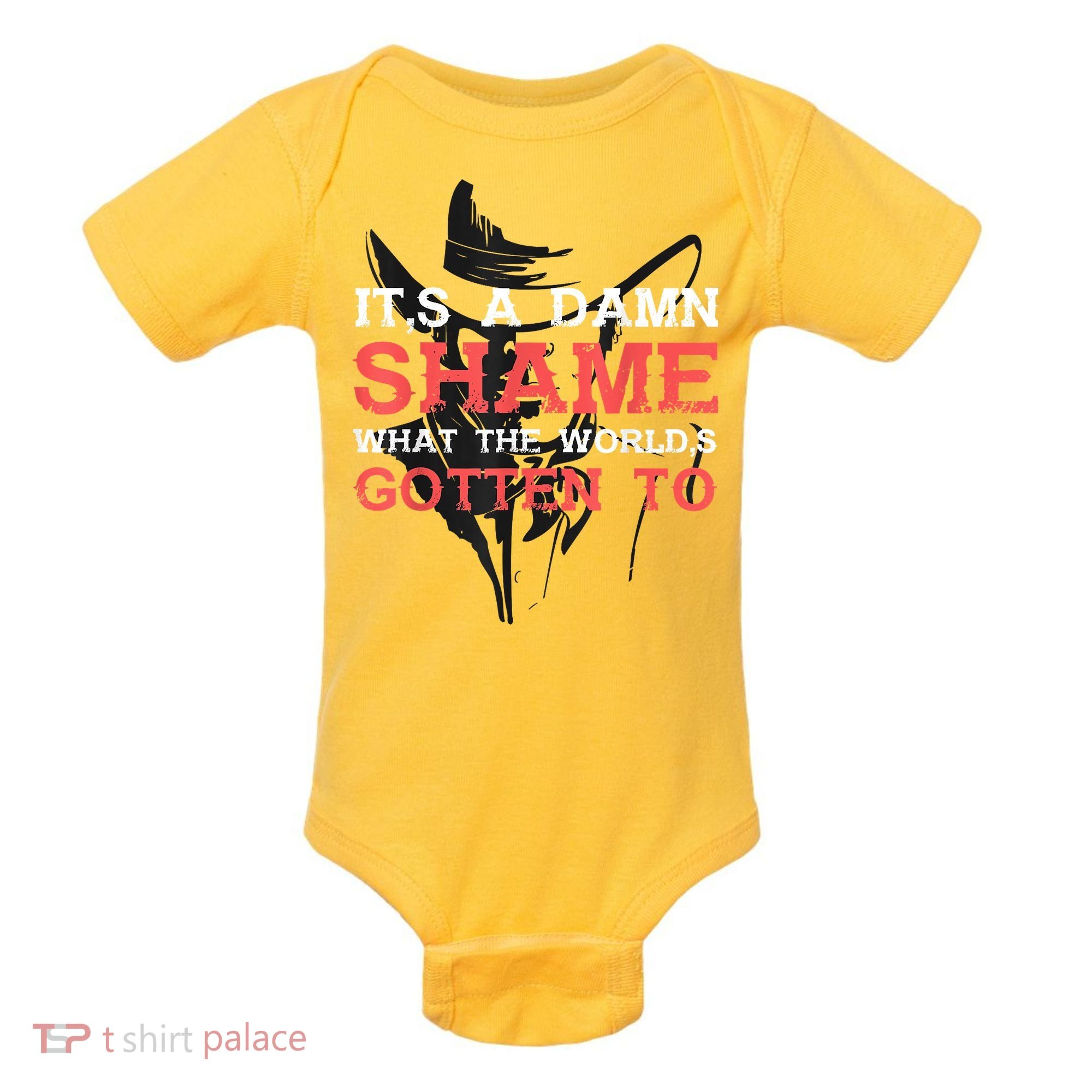 Oliver Anthony Its A Damn Shame What The Worlds Gotten To Baby Bodysuit