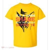 Oliver Anthony Its A Damn Shame What The Worlds Gotten To Toddler T-Shirt thumb 0