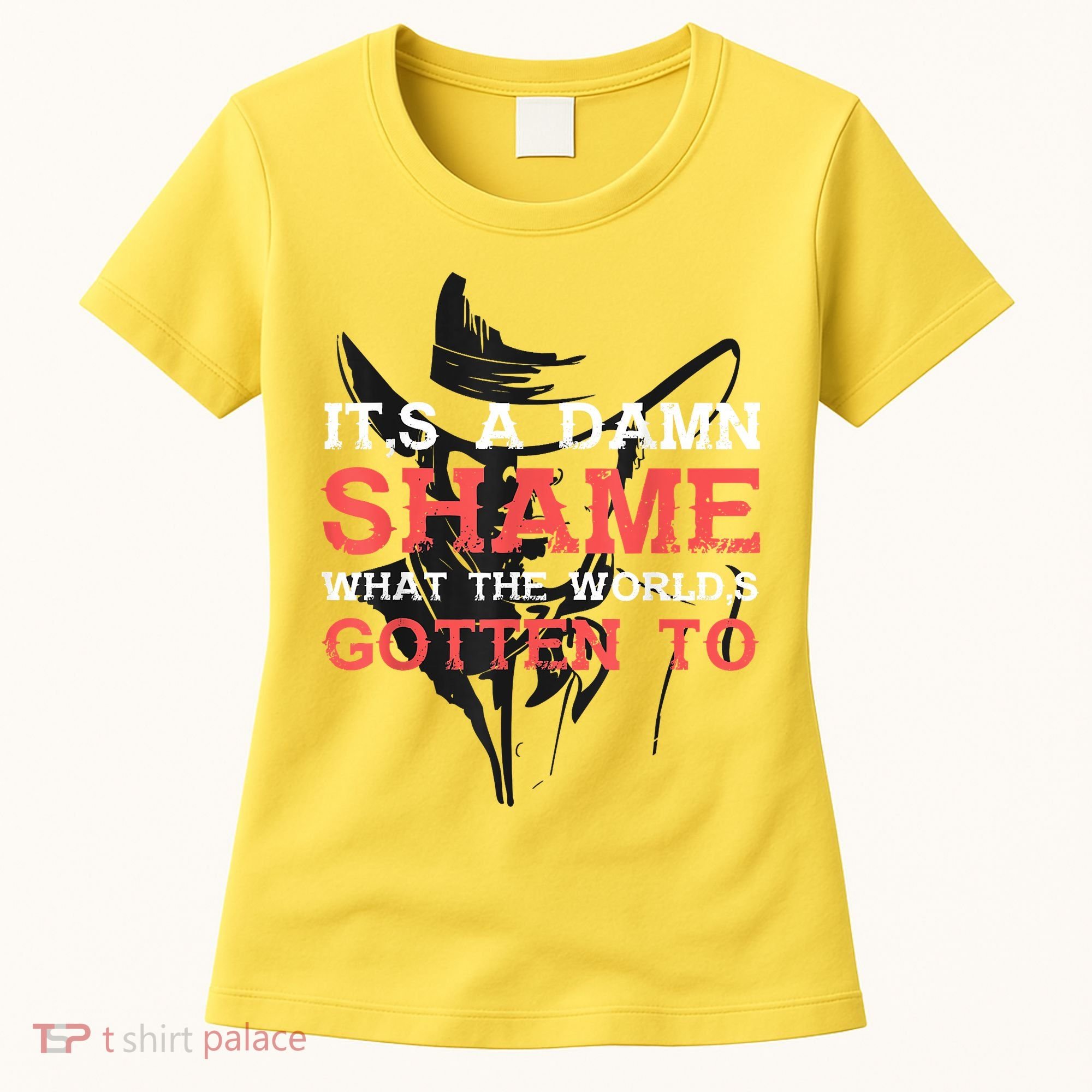 Oliver Anthony Its A Damn Shame What The Worlds Gotten To Women's T-Shirt
