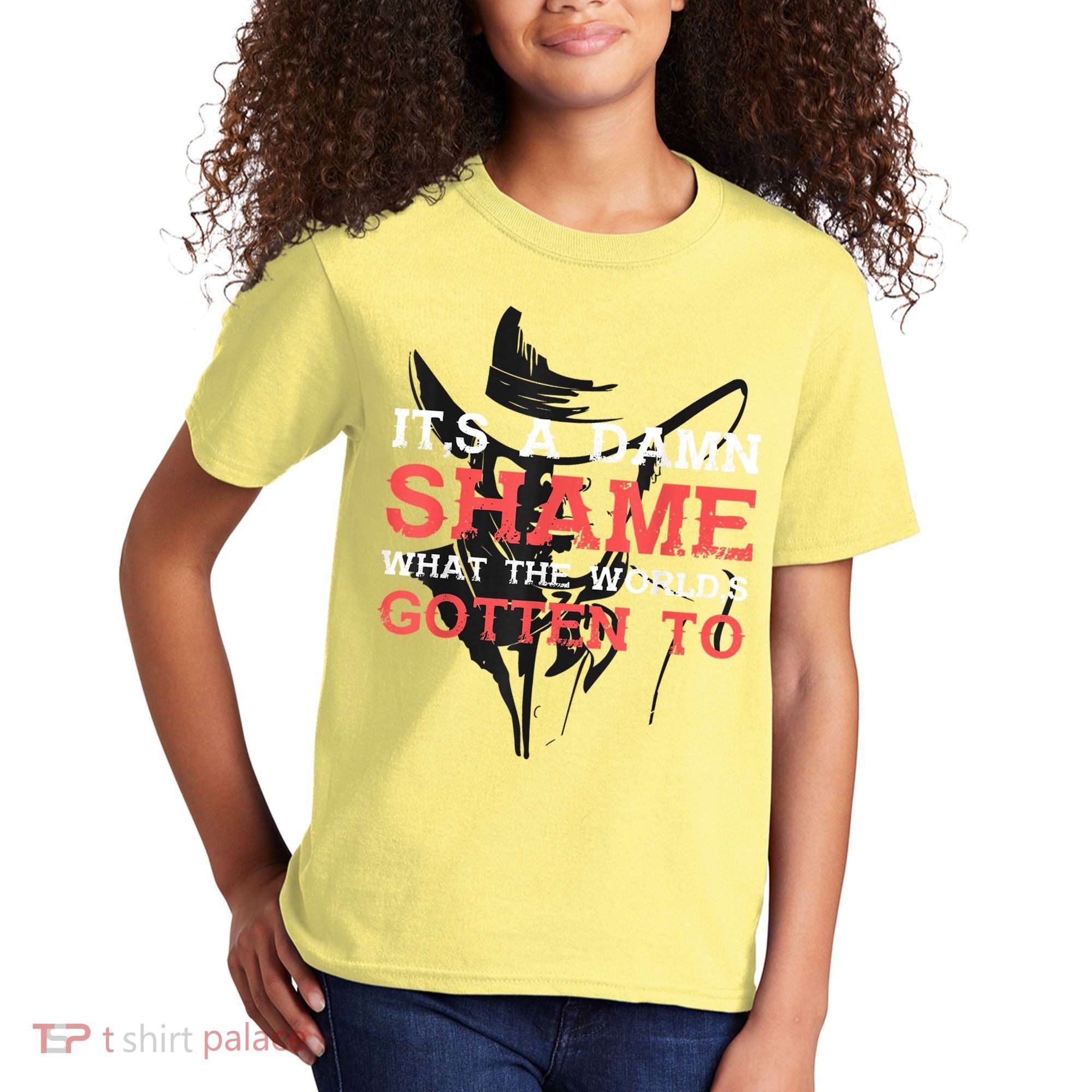 Oliver Anthony Its A Damn Shame What The Worlds Gotten To Kids T-Shirt