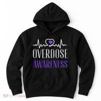 Overdose Awareness I Wear Purple For My Son for Overdose Hoodie thumb 0