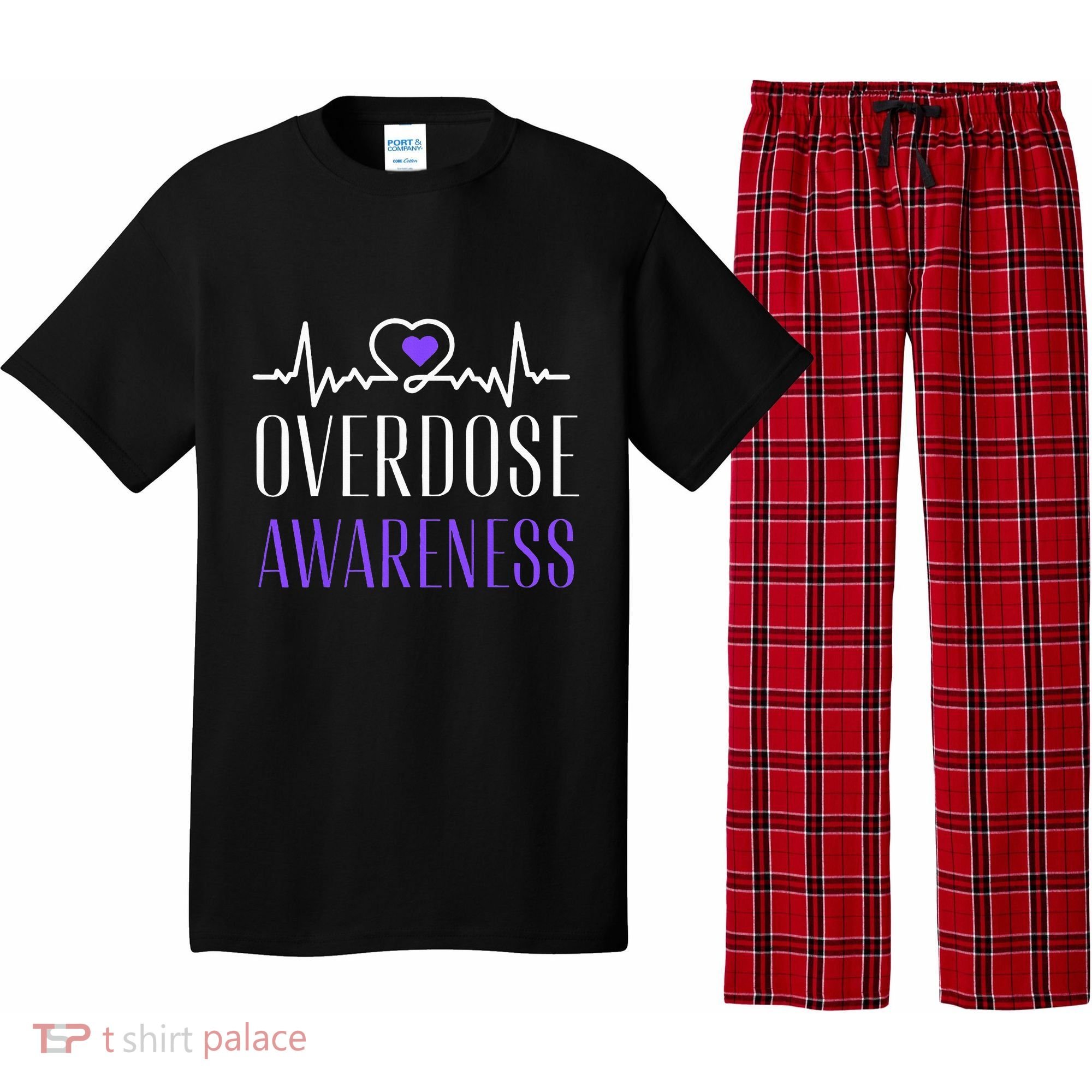 Overdose Awareness I Wear Purple For My Son for Overdose Pajama Set