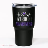 Overdose Awareness I Wear Purple For My Son for Overdose Tumbler thumb 0