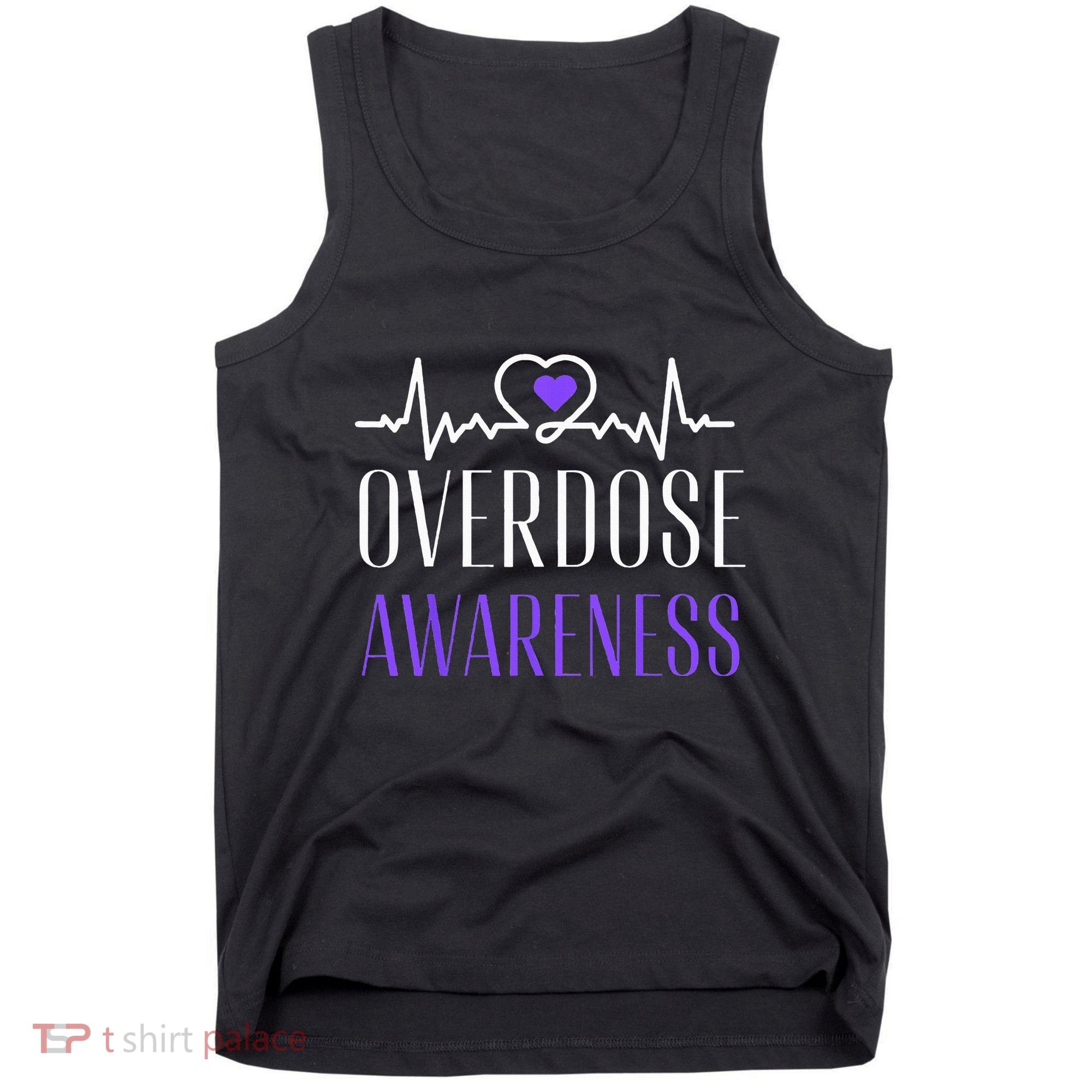 Overdose Awareness I Wear Purple For My Son for Overdose Tank Top