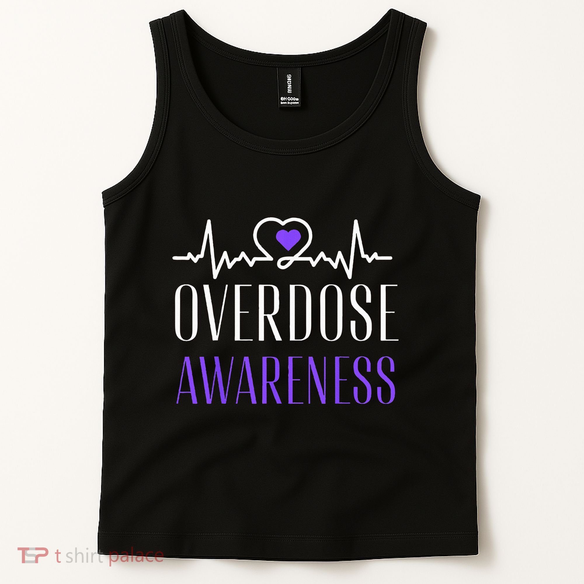 Overdose Awareness I Wear Purple For My Son for Overdose Tank Top
