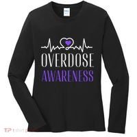 Overdose Awareness I Wear Purple For My Son for Overdose Women's Long Sleeve Shirt thumb 0