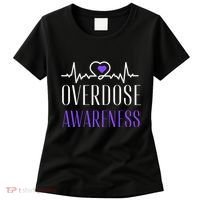 Overdose Awareness I Wear Purple For My Son for Overdose Women's T-Shirt thumb 0
