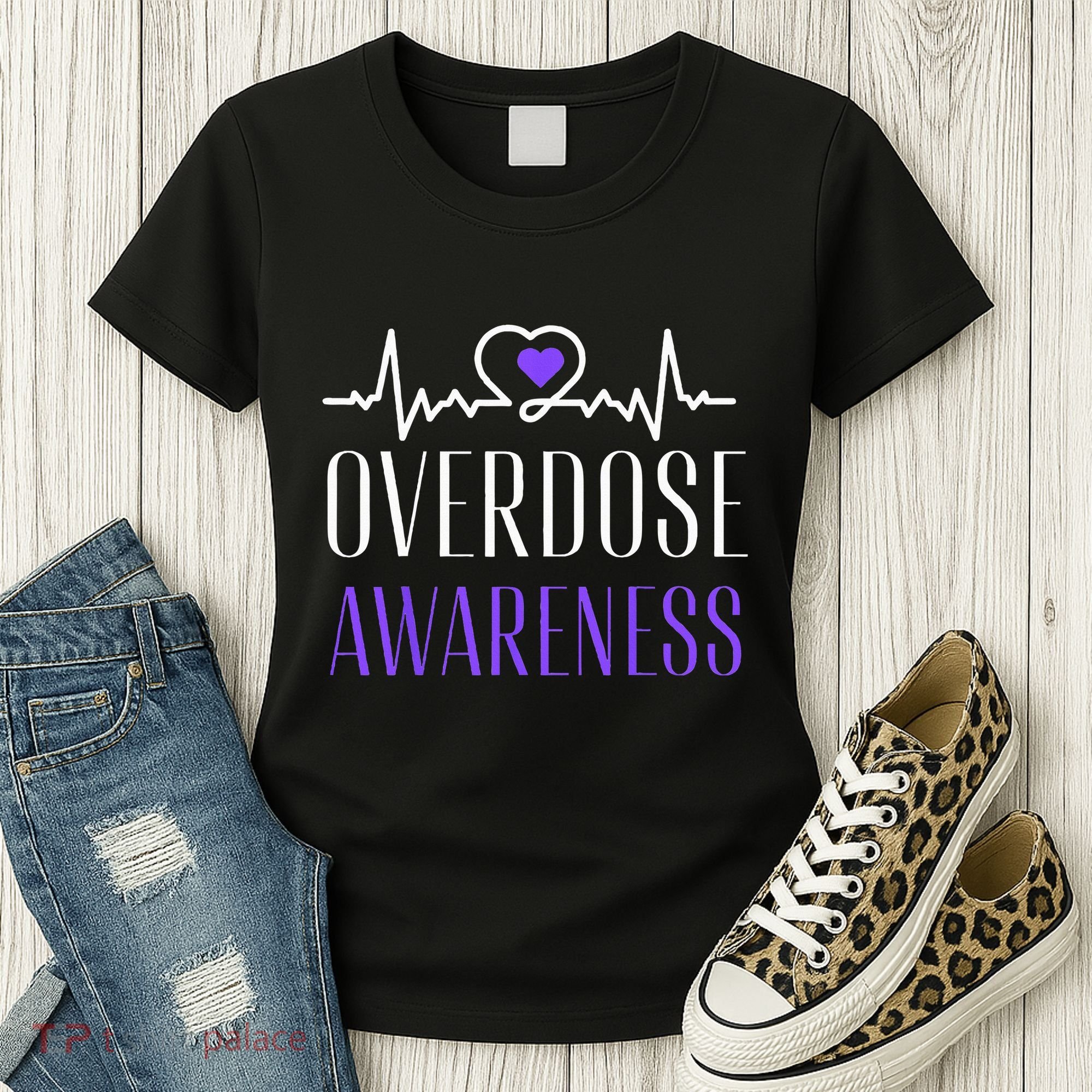 Overdose Awareness I Wear Purple For My Son for Overdose Women's T-Shirt