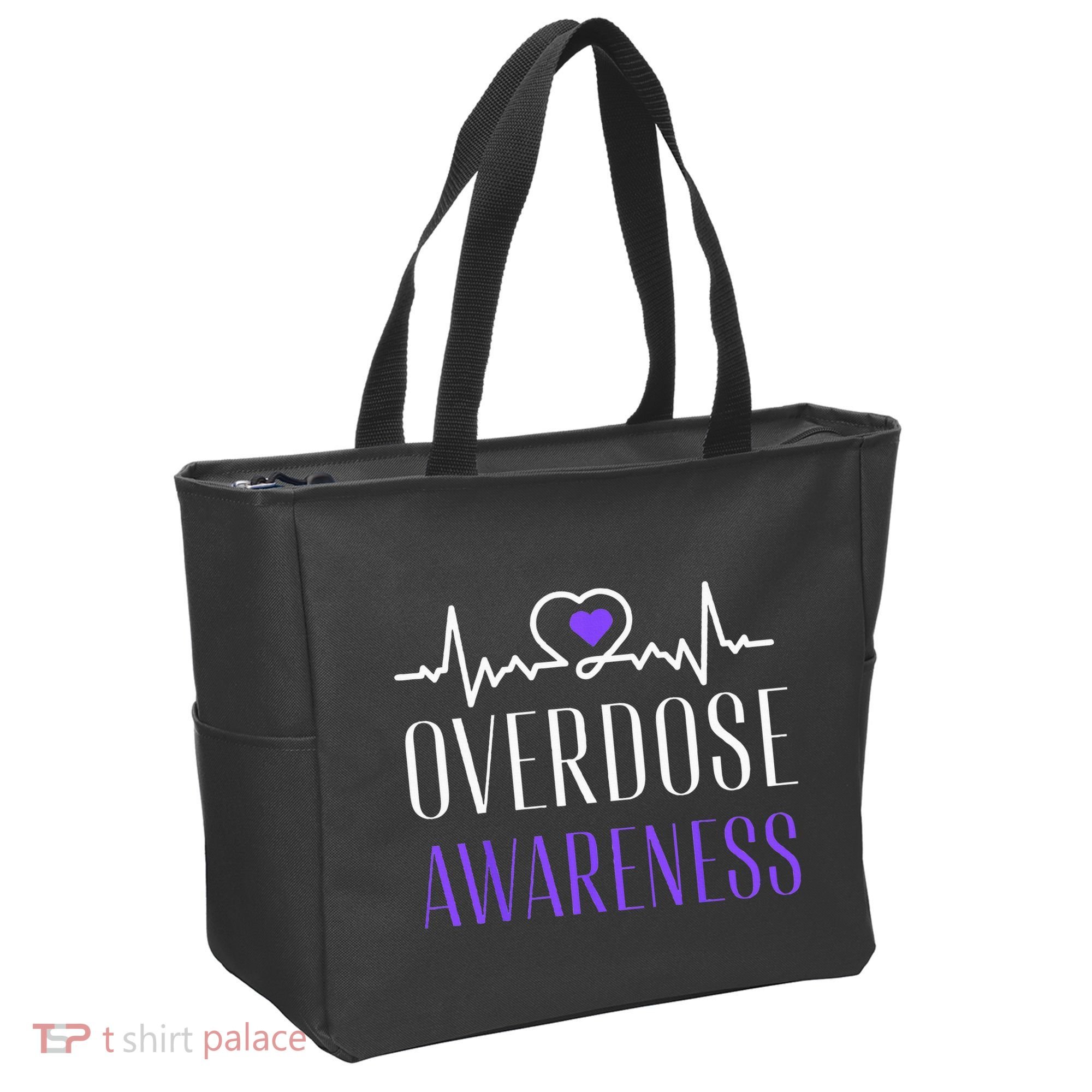 Overdose Awareness I Wear Purple For My Son for Overdose Tote Bag