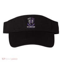 Overdose Awarenessc In Memory Of Brother Purple Ribbon Visor thumb 0