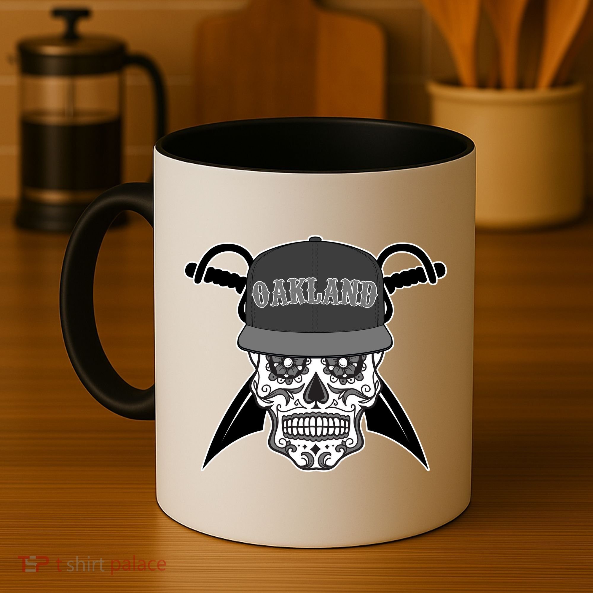 Oakland Day of The Dead Sugar Skull Coffee Mug