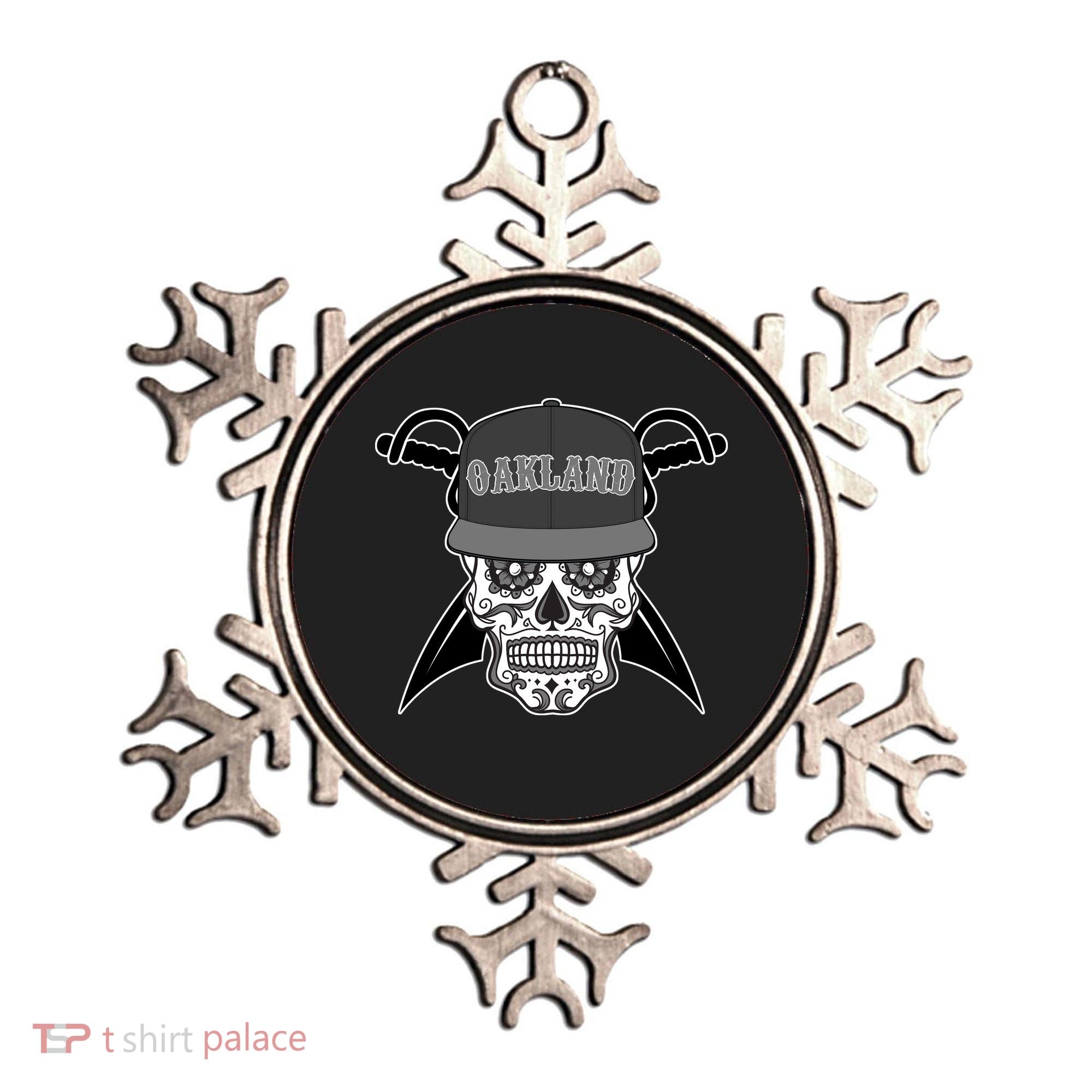 Oakland Day of The Dead Sugar Skull Ornament