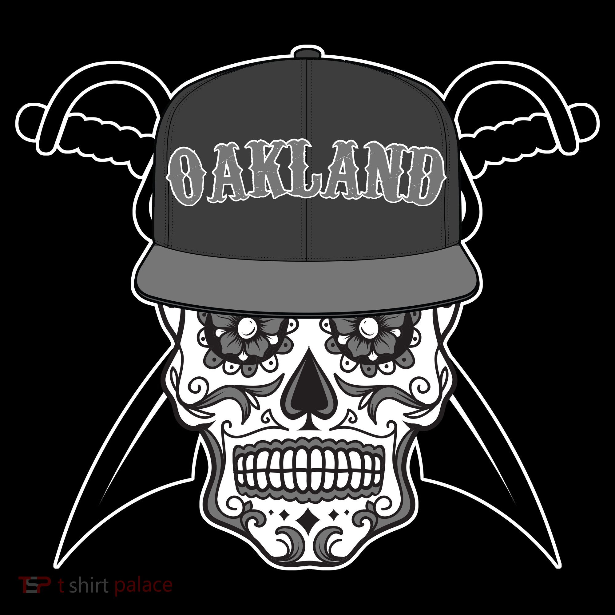 Oakland Day of The Dead Sugar Skull Kids Sweatshirt