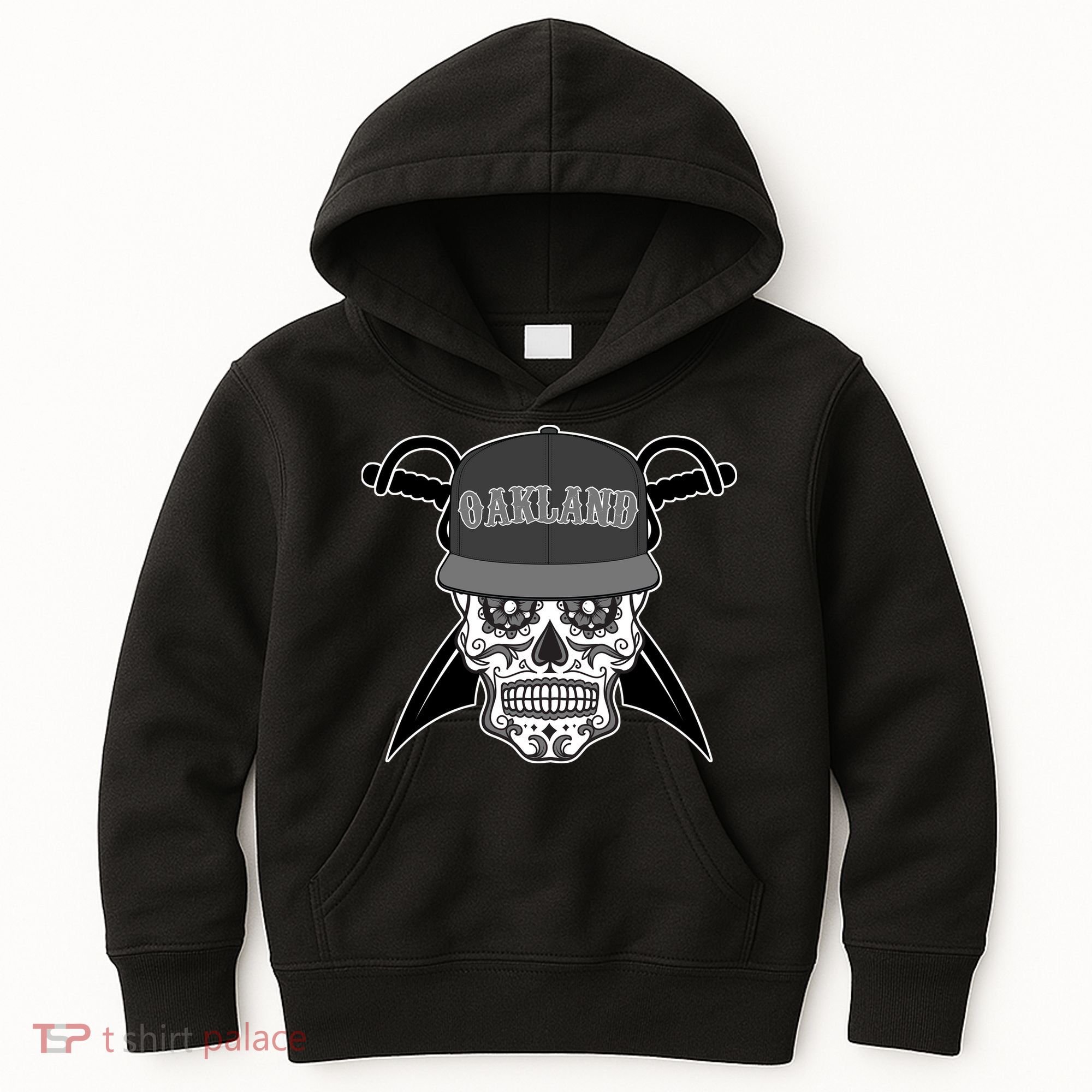 Oakland Day of The Dead Sugar Skull Kids Hoodie