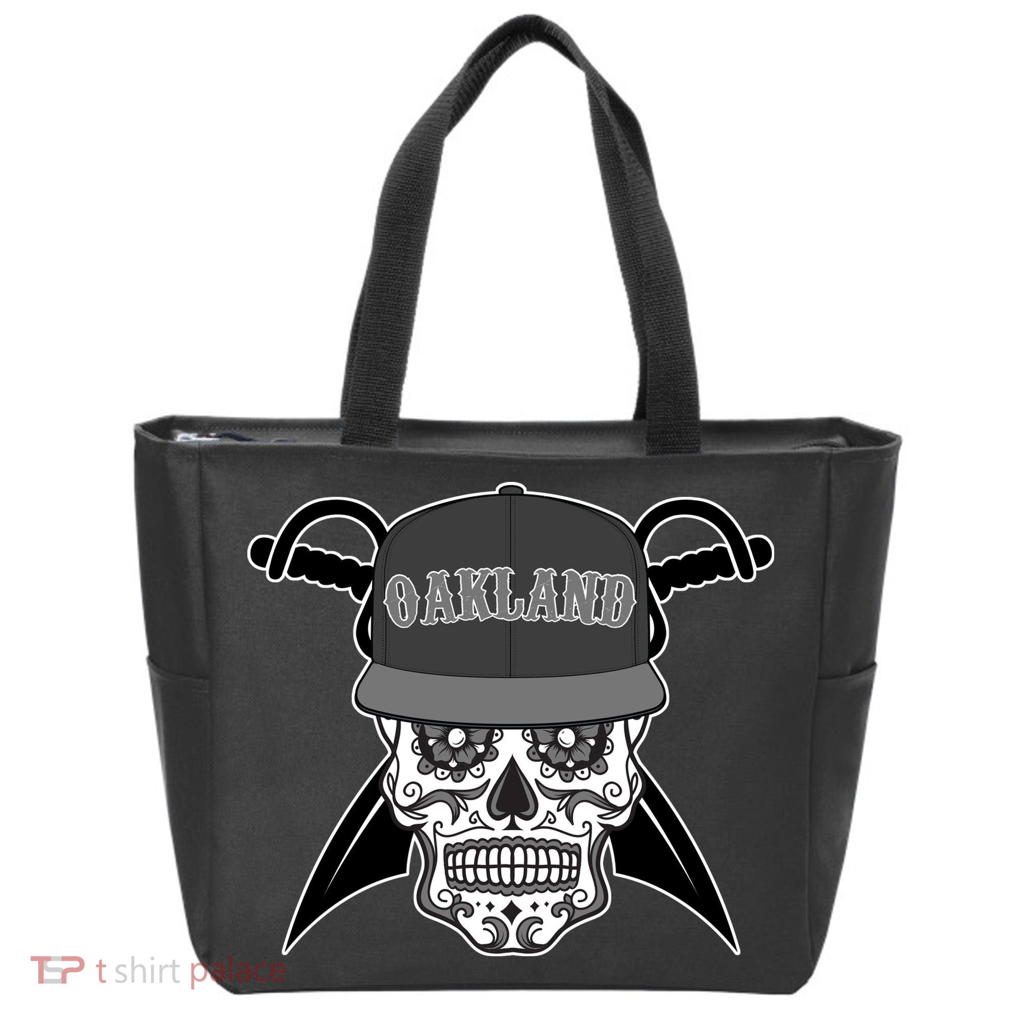 Oakland Day of The Dead Sugar Skull Tote Bag