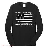 Oliver Anthony Livin In The New World With An Old Soul Long Sleeve Shirt thumb 0