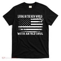 Oliver Anthony Livin In The New World With An Old Soul T-Shirt thumb 0
