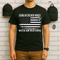 Oliver Anthony Livin In The New World With An Old Soul T-Shirt thumb 6